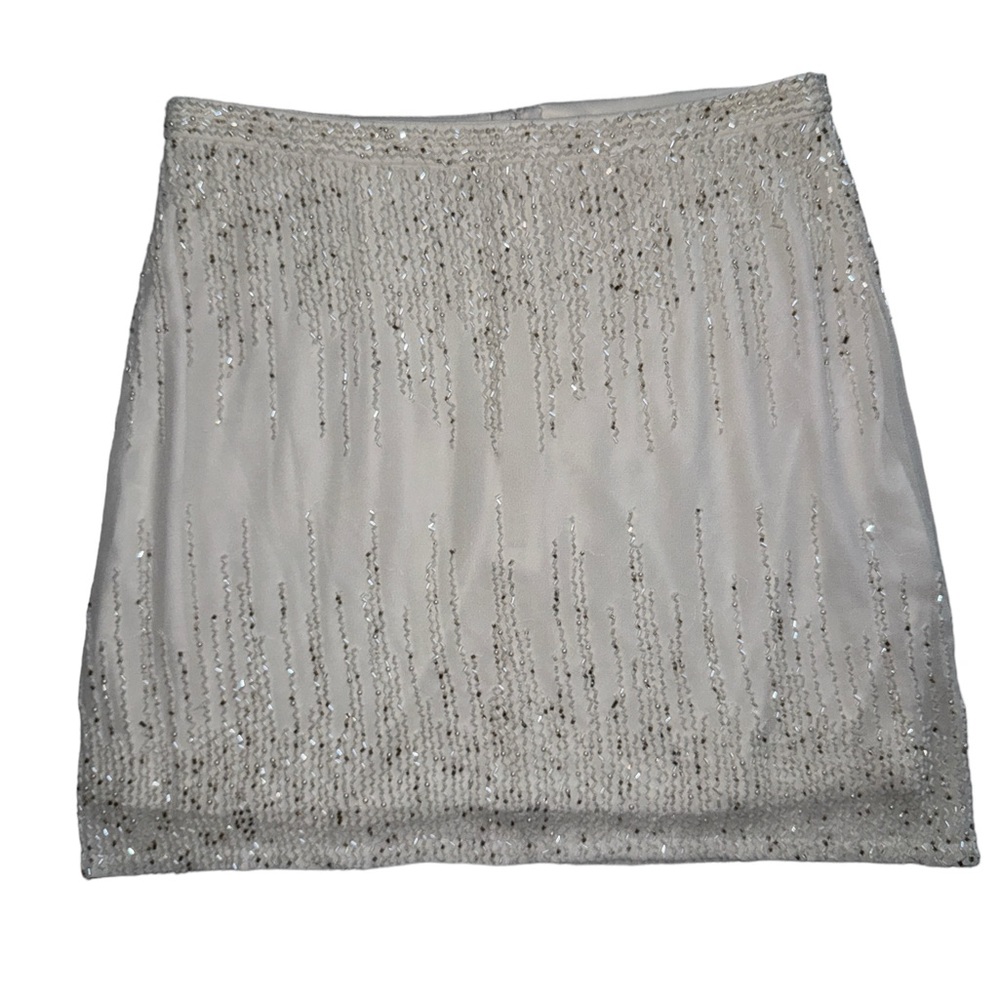 Yumi Kim white beaded mini Skirt - Picture 4 of 11